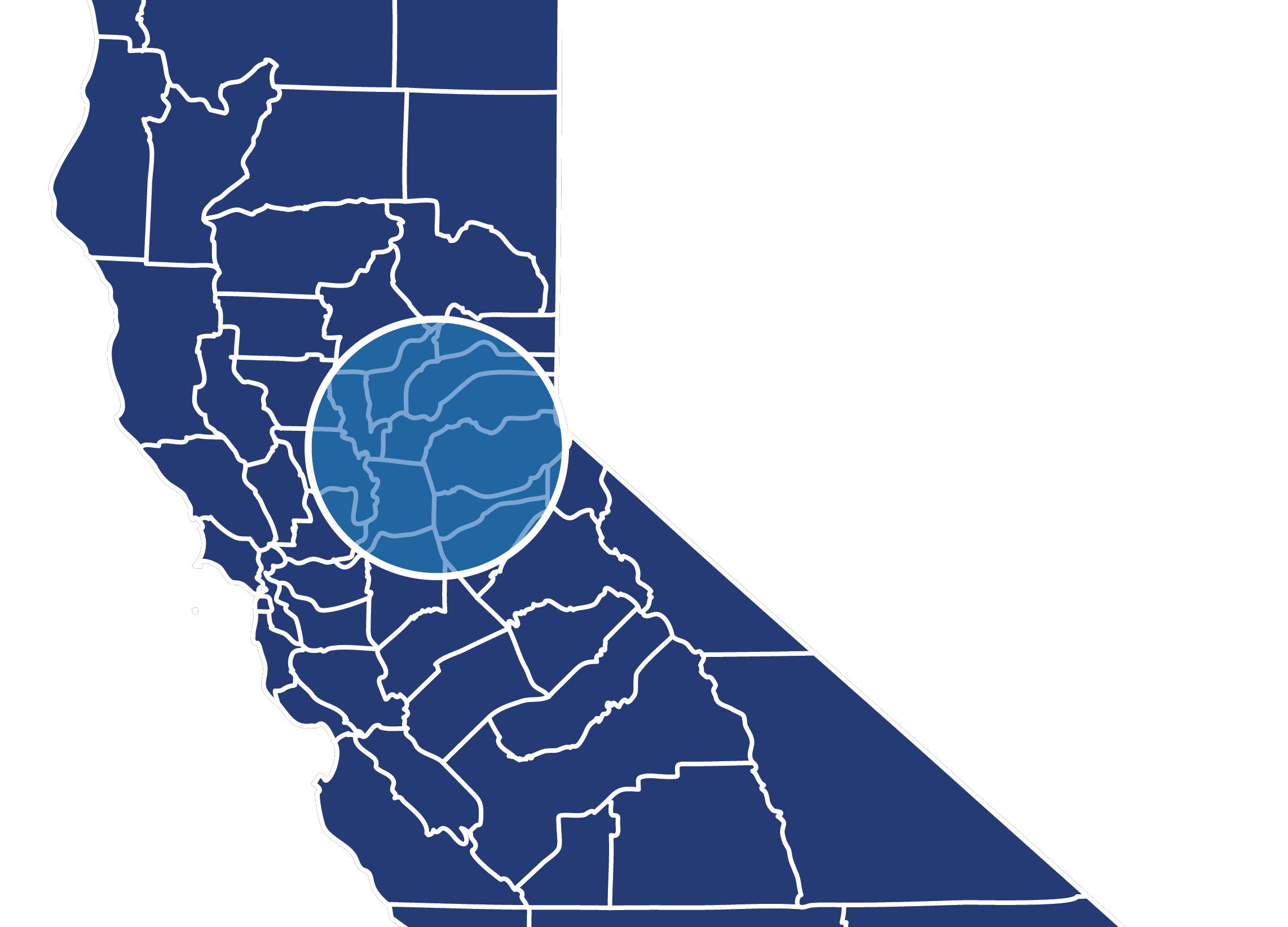 Three California Counties
